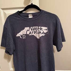 Port and Company Dark Gray North Carolina Tee